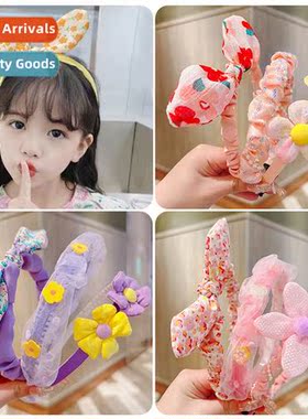 Korea rabb ears children  bands girls broken  headband princ