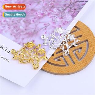 ancient style hmade diy pin rock material step Hairpin Hanfu