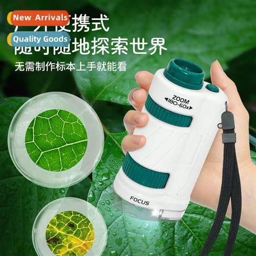 portable microscope science experiment set kindergarten hhel