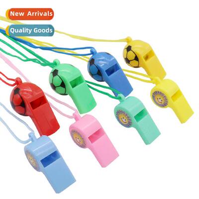 Whistle Referee Br New Plastic Childrens Whistle wh Cord Fan