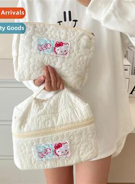 Teenage Kt Cat Cosmetic Bag Large Capacy Cute Storage Bag Fe