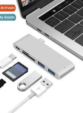 5-in-1 type-c docking stati HUB card reader USB3.0+PD+SD+TF