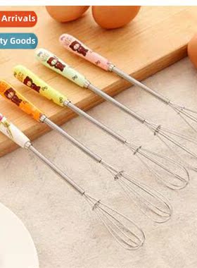 A1940 Bear Ceramic Hle Egg Beater Whisk Kchen Cake Baking Mi