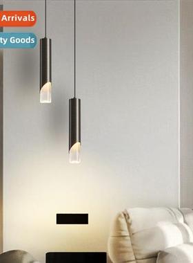 Master bedroom bedside chelier copper light luxury minimalis