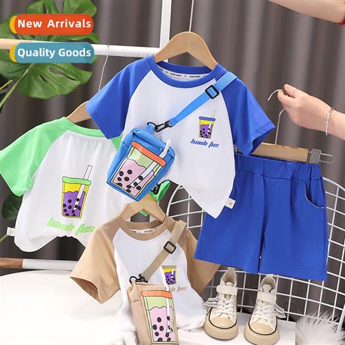 Childrens two- set 2023 summer  in small children baby n car