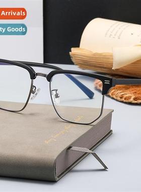 14515 Mens square frame anti-blue light glasses TR90 eyebrow