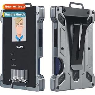 Card Case Transparent New RFID Alloy Work Meta Aluminum