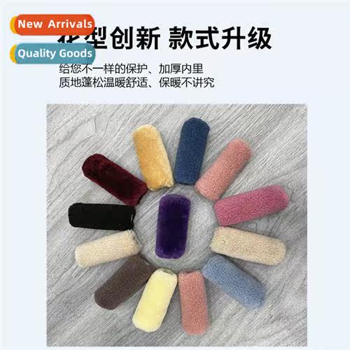 Winter electric car plush hle cover padded  thickened cold-p
