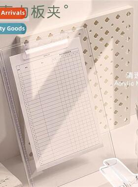 Clear plate clip a4 folder clipboard a5 elementary school st