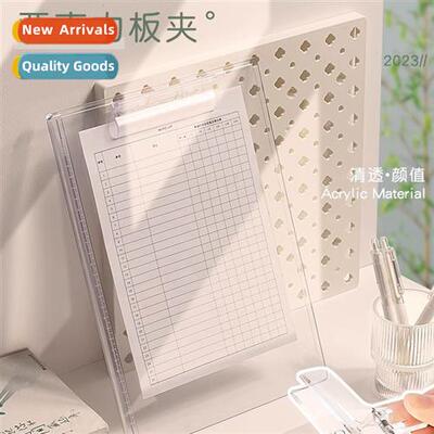 Clear plate clip a4 folder clipboard a5 elementary school st