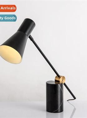 Post-modern light luxury horn table lamp bedroom study showr