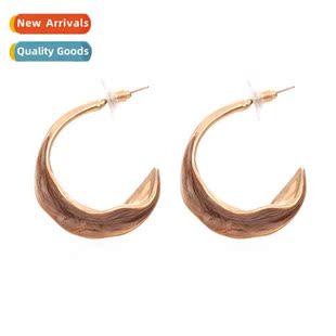 shaped earrings Korean irregular versatile retro simple