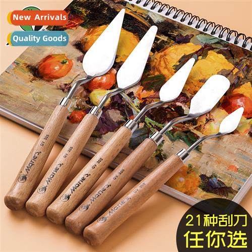 Oil Painting Scraper St Neutral Acrylic Gouache Flat Head Ro