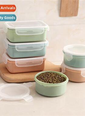 Round mini refrigerator food ctainer small lunch box kchen l