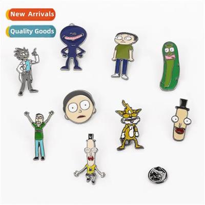 Europe and  Uned States creative Rick and Morty carto charac