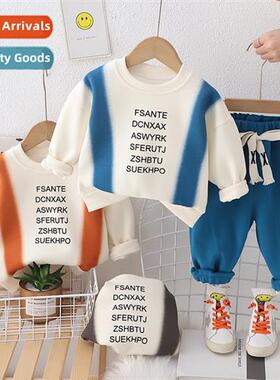 Childrens clothing boys spring  fall su su 2024 new baby cas