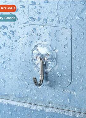 Hooks adhesive wall hanging coat hooks no punch sticky hooks