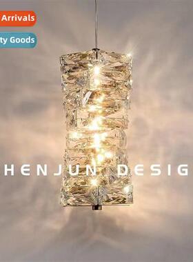 Light luxury crystal small chelier bedroom bedside lamp -mod