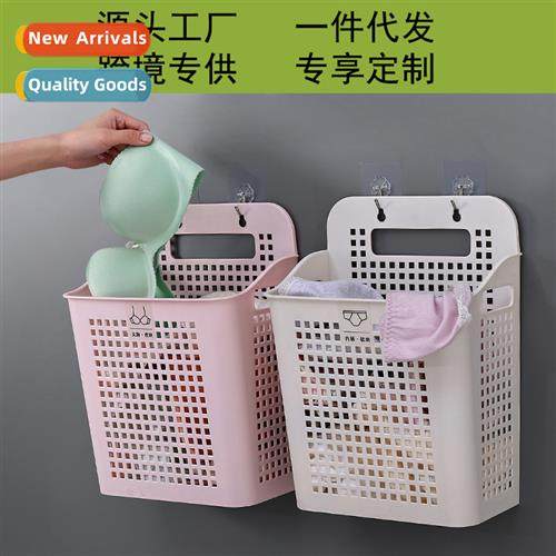 Wall-mounted dirty clos basket plastic dirty clos basket clo