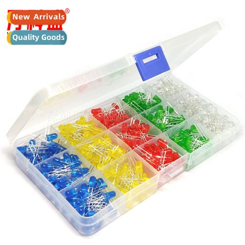 F5 5mm LED Light Emting Diode Boxed Light Emting Tube 500pcs