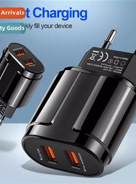 2.4A Dual Port Cell Phe Charger 2USB Charging Head Adapter T