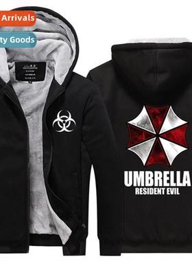 Autumn  winter cardigan collarless thickened side seam pocke