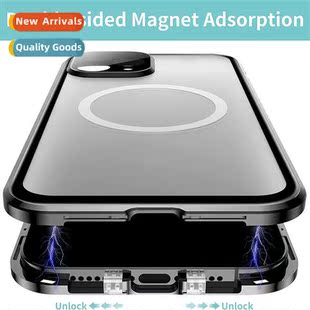适用iPhe 15promax HD Magnetic Snap- Mirror Guard Apple 15pro