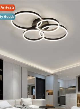 Modern simple atmosphere living room bedroom simple circle c