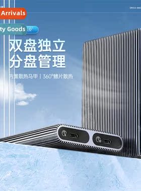 Dual drive m2 solid state drive enclosure dual protocol nvme