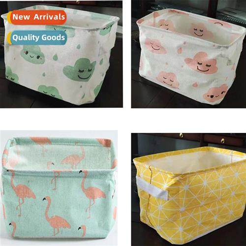 Foldable Cott Linen Storage Box Storage Basket Storage Box T