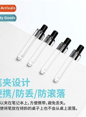 ST nib click acti unisex brush pen black refill smooth durab