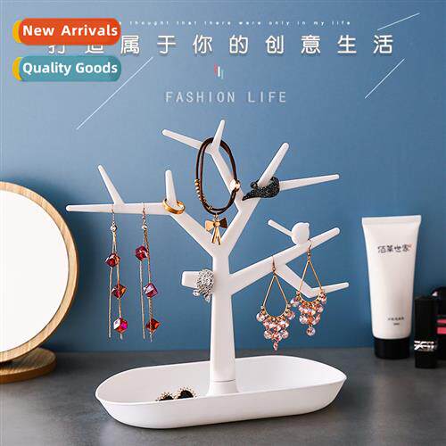 Bird Tree Ornament Jewelry Organizer Earring Nail Display St