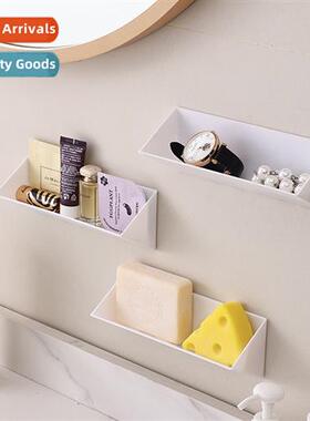 Japanese-style hole-free bathroom organizer kchen wall-mount