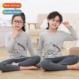 2022 Autumn and winter childrens fall coat and pants double-