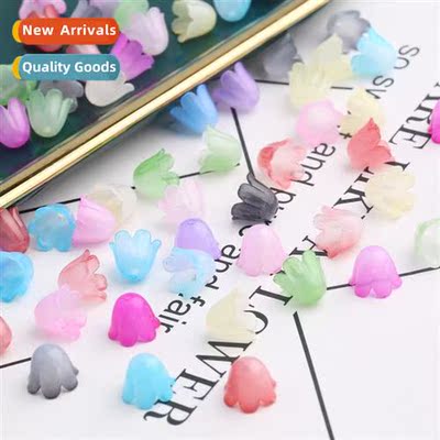 Imati glaze beads 8*10mm wind chime jelly two-color gradient