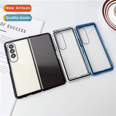 适用Samsung Z Flod4 folding single side Magneto phone case m