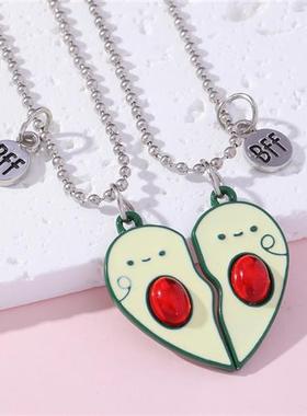 New Best Friend Best Friend Heart Necklace BFF Kids Friendsh