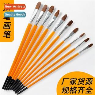Oil Singl 826 Rod Yellow Brush Gouache Hair Wolf Brushes Art