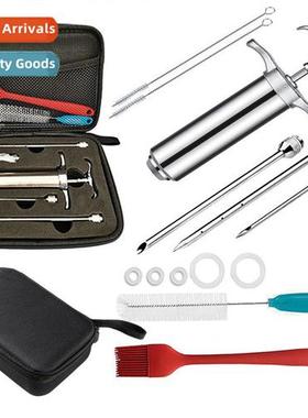 New Zipper Pack BBQ Triple Needle Stainless Steel Seasing Tu