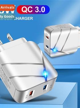 Dual USB QC3.0+2.1A Multi-Port Fast Charger Phe Charger Dual