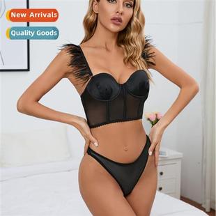 fear mesh underwear style wom bra sexy through Nightclub see