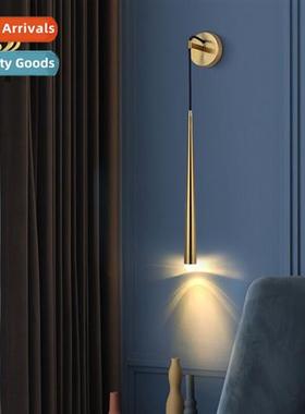 Bedroom wall lamp Scinavian creative art living room crystal