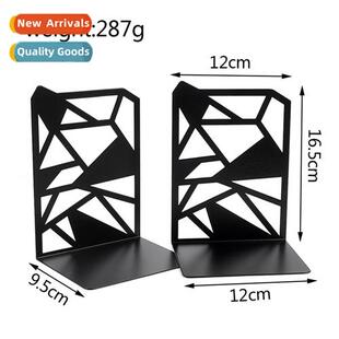 Irregular hollow bookcase black e shadow creative retro stud