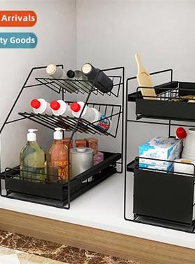 Multi-layer storage rack floor sting Ir separating spices cl