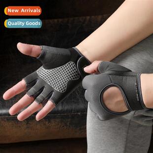 Fness sports gloves summer female light breathable outdoor c