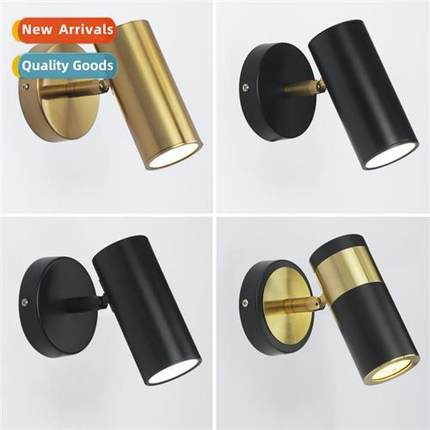 Scinavian wall lamp bedroom bedside reading spotlight simple