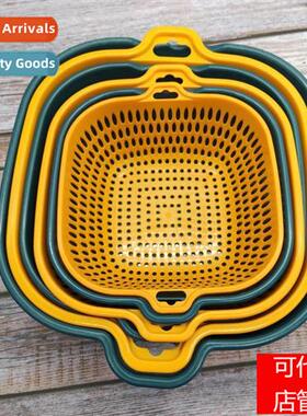 Double hollowed out draining basket collisi color hot pot pl