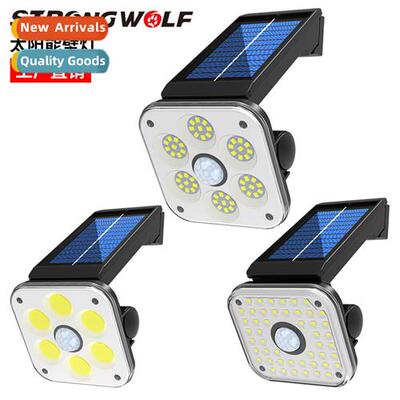 New solar wall light outdoor waterpro body sensor home garde