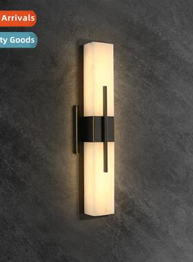 New Chinese style living room background wall light light lu