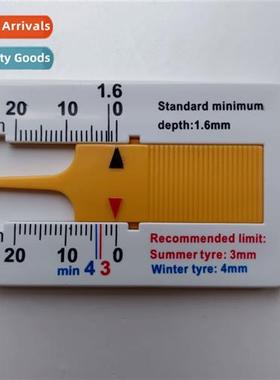 Plastic Tread Ruler 0-20MM Vernier Depth Caliper Tire Tread